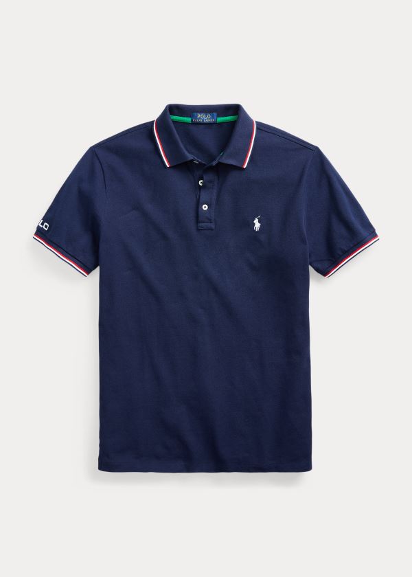 Men's Polo Ralph Lauren Custom Slim Fit Mesh Polos | 314569AWY